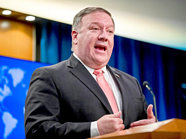 Ngoại trưởng Mỹ Mike Pompeo.