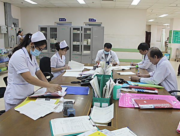 Sáng 23-11, lãnh đạo Bệnh Viện Bà Rịa đã họp, quán triệt các phương án ứng phó bão số 9.
