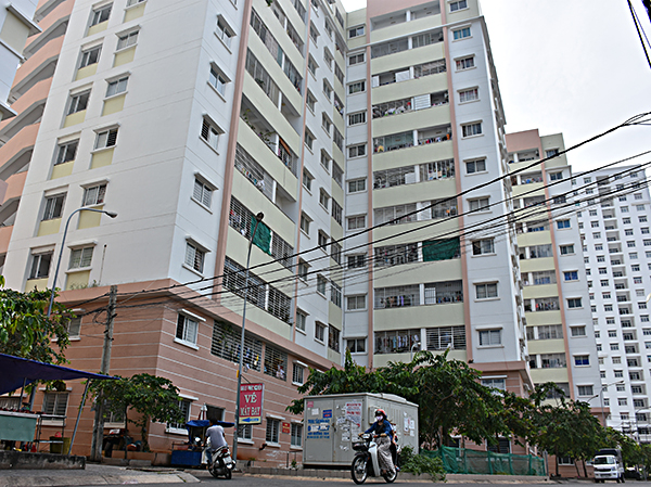 Khu Nhà ở xã hội Chí Linh A (đường Nguyễn Hữu Cảnh, phường Thắng Nhất, TP.Vũng Tàu).
