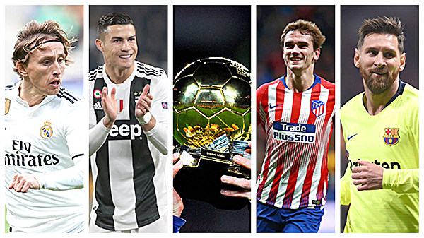 Ai sẽ là chủ nhân của Ballon d’Or 2018.