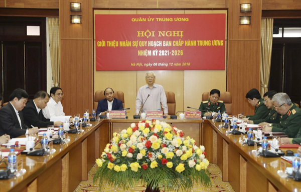 Tổng Bí thư, Chủ tịch nước Nguyễn Phú Trọng phát biểu tại hội nghị.