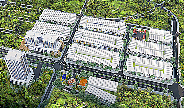 Khu nhà ở Ecotown Phú Mỹ - Khu nhà ở đầu tiên tại thị xã Phú Mỹ được quy hoạch, xây dựng đồng bộ
