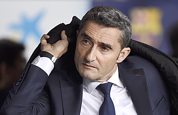 Tương lai của HLV Valverde phụ thuộc vào Champions League.