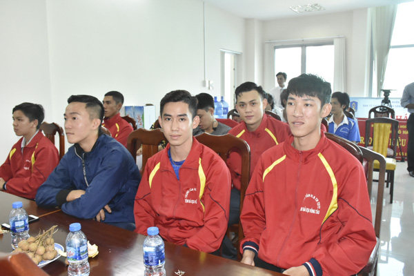 Các VĐV xuất sắc đạt thành tích cao trong kỳ Đại hội TDTT toàn quốc 2018.