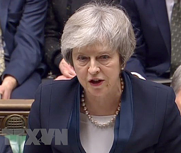 Thủ tướng Anh Theresa May. (Nguồn AFP)