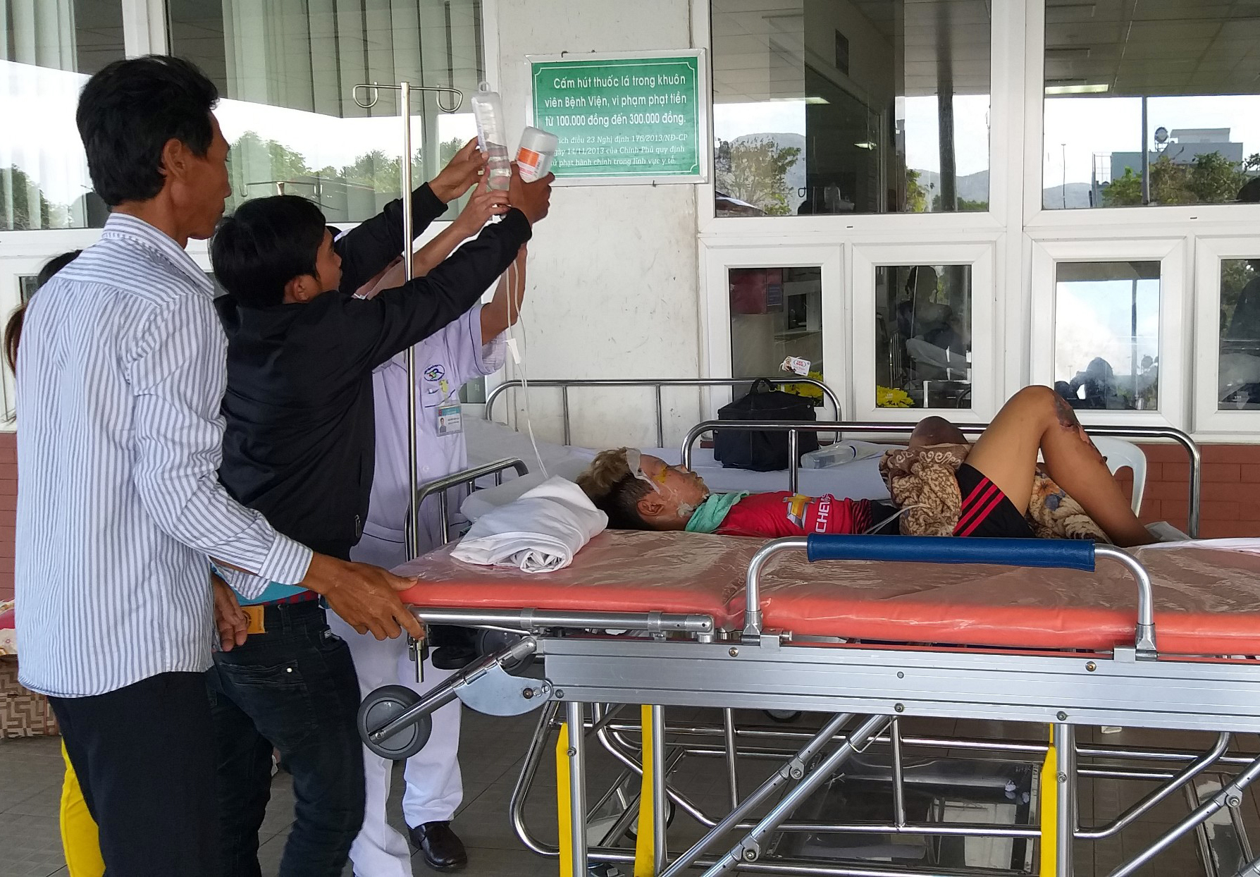 Bệnh nhân H.V.Đ. tại Bệnh viện Bà Rịa