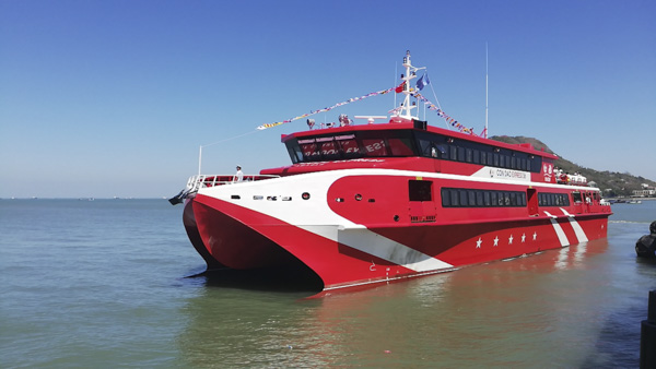 Toàn cảnh tàu cao tốc Côn Đảo Express 36.