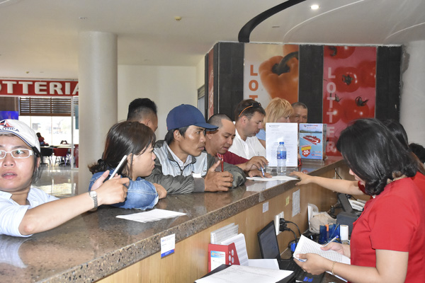 Những hành khách hủy chuyến đi được Công ty CP Tàu cao tốc Phú Quốc