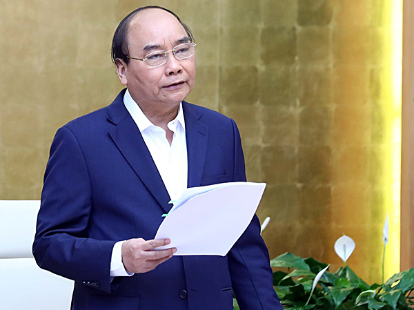 Thủ tướng Nguyễn Xuân Phúc phát biểu khai mạc. Ảnh: THỐNG NHẤT