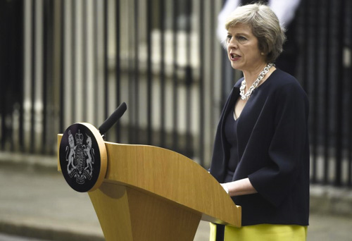 Thủ tướng Anh Theresa May.