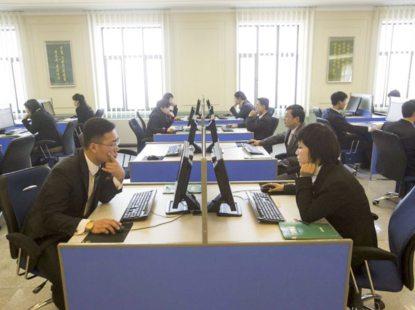 Internet ở triều tiên chủ yếu dành cho giới thượng lưu và người nước ngoài. 