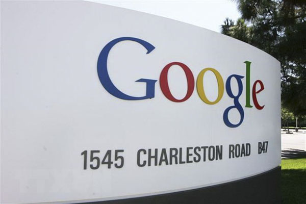 Biểu tượng Google tại trụ sở ở Silicon Valley, phía nam San Francisco, Mỹ. 