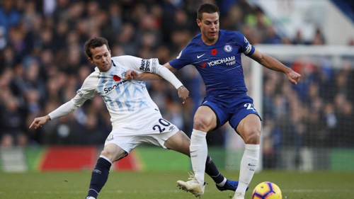 Chelsea sẽ văng khỏi Top 4 nếu không thắng Everton ở vòng 31.