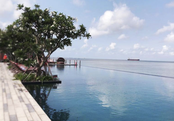 Một góc Marina Bay Vũng Tàu Resort & Spa. 