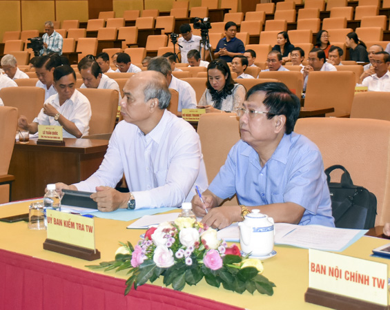 Đại diện các Ban Đảng Trung ương tham dự hội nghị.