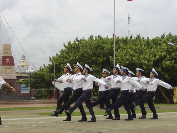 Chiến sĩ Trường Sa hôm nay.