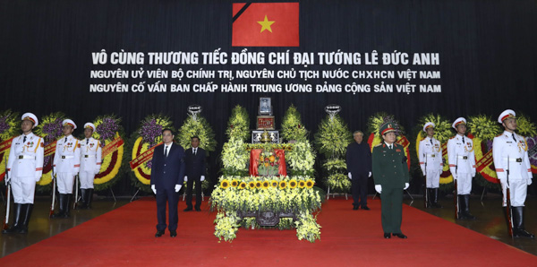 Lễ truy điệu nguyên Chủ tịch nước, Đại tướng Lê Đức Anh.