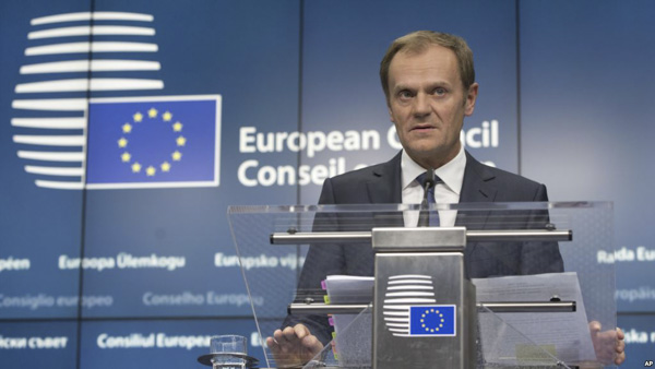 Chủ tịch EC Donald Tusk.