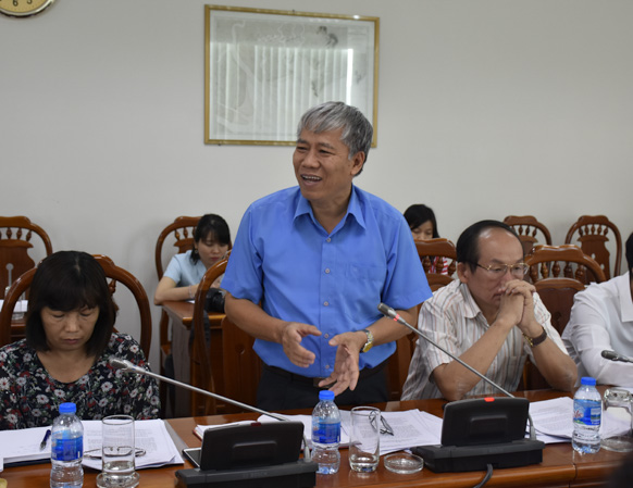 : Đại diện Sở KH-CN góp ý cho đề án. 