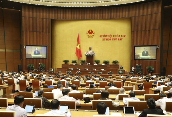 Toàn cảnh Kỳ họp thứ 7, Quốc hội khóa XIV.