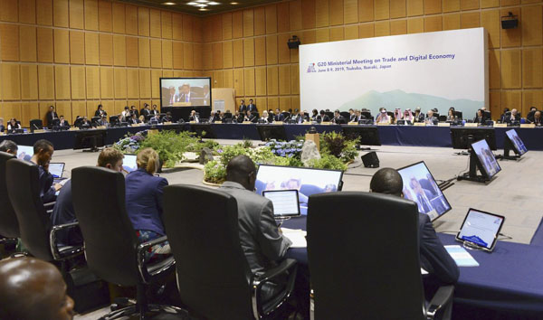 Toàn cảnh Hội nghị G20 tại Tsukuba, tỉnh Ibaraki, Nhật Bản, ngày 8-6-2019.  (Ảnh: Kyodo)