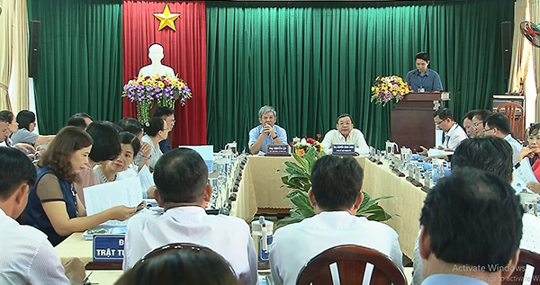 Quang cảnh hội nghị sơ kết tình hình kinh tế - xã hội 6 tháng đầu năm của TP. Vũng Tàu