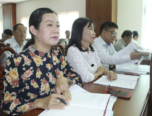 Các đại biểu tham dự hội nghị.