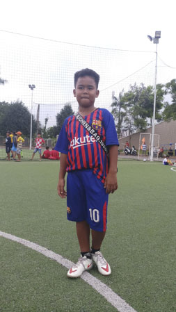 “Messi Châu Ro” - Dương Hoàng Minh Nhật. Ảnh: THÀNH HUY