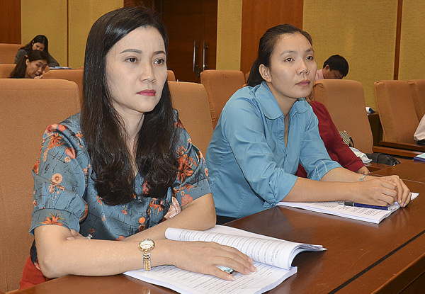 Các đại biểu tham dự Hội nghị Sơ kết công tác tư pháp 6 tháng đầu năm 2019.