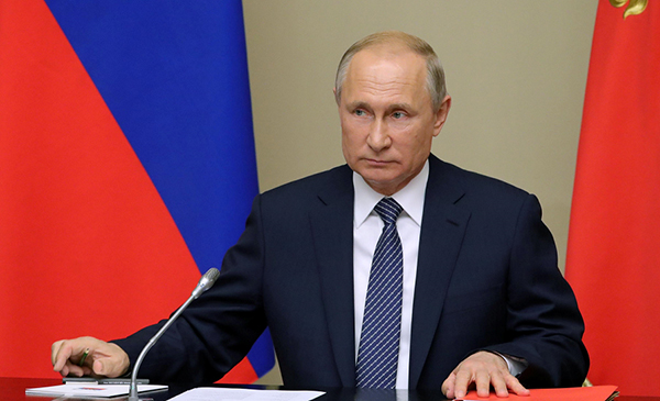 Tổng thống Nga Vladimir Putin.