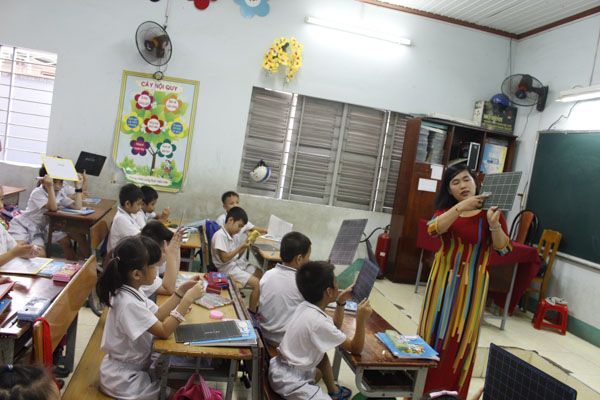 Trường TH Lê Lợi (TX.Phú Mỹ) sẽ cắt giảm tiết ôn luyện để dạy tiết đọc sách. 
