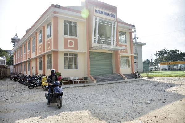 Nhà Thiếu nhi mới xây trong khuôn viên Nhà văn hóa Thanh niên tỉnh.