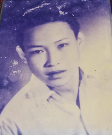 Di ảnh của Anh hùng LLVT -  liệt sĩ Nguyễn Thanh Đằng.