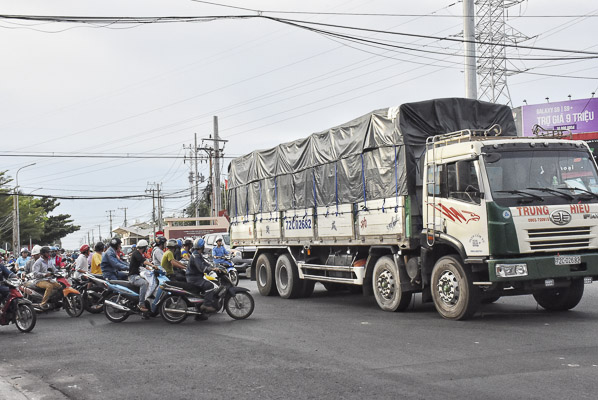 Giao lộ vòng xoay KCN Đông Xuyên (TP. Vũng Tàu) sẽ được đầu tư nút giao khác mức nhằm chống ùn tắc giao thông. 