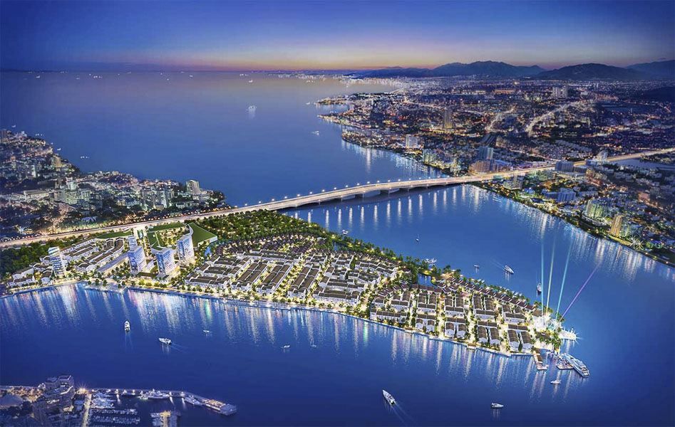Phối cảnh tổng thể khu căn hộ sinh thái đẳng cấp Marine City