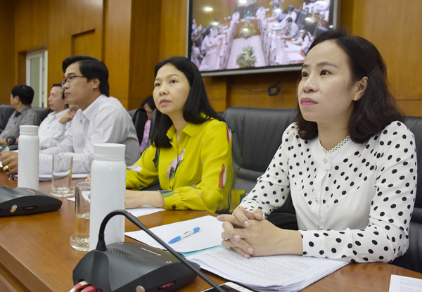 Các đại biểu tham dự hội nghị. 
