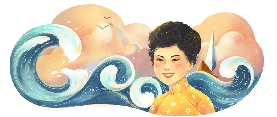 Hình ảnh tôn vinh nhà thơ Xuân Quỳnh trên Google.