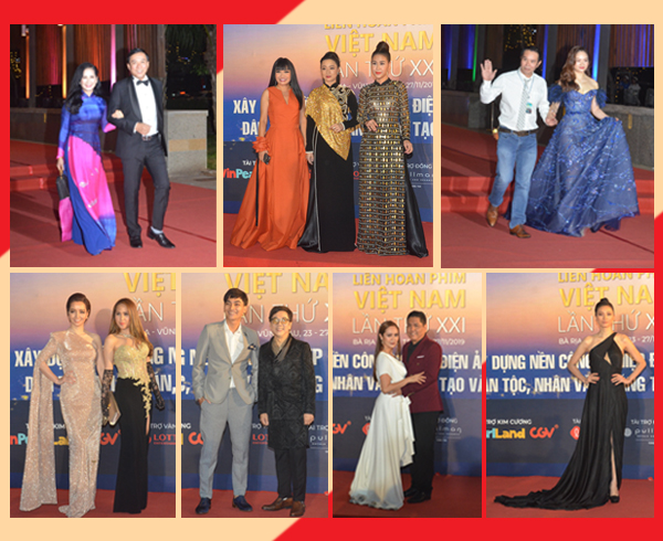 Nhiều diễn viên nổi tiếng dự bế mạc Liên hoan phim Việt Nam lần thứ 21