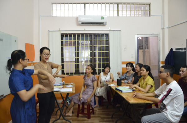 Quang cảnh buổi tiếp đoàn đoàn chính quyền huyện JANGSU Hàn Quốc.