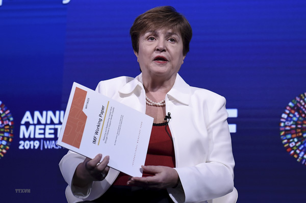 Tổng Giám đốc IMF Kristalina Georgieva. (Nguồn: AFP)