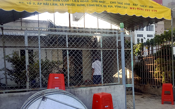 Hiện trương xảy ra vụ án mạng.