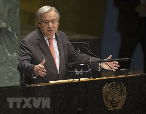 Tổng Thư ký Liên hợp quốc Antonio Guterres. (Nguồn: AFP)