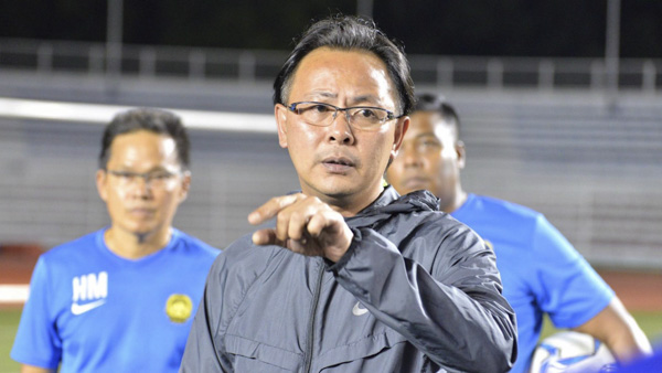 Khuôn mặt thất thần của HLV Ong Kim Swee.