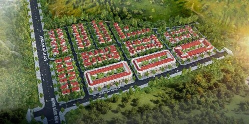 Phối cảnh tổng thể dự án nhà ở Tây 3/2, TP. Vũng Tàu.