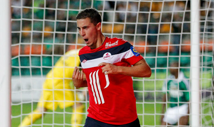 Hazard đã có chỗ đứng vững chắc tại Lille trước khi tung cánh  ở trời Âu.