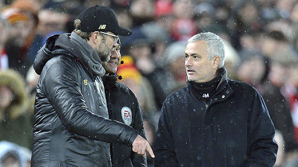 Klopp và Mourinho lại có dịp tái ngộ vào cuối tuần này.