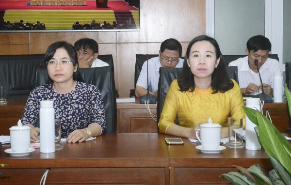 Các đại biểu tham dự hội thảo tại điểm cầu Tỉnh ủy Bà Rịa-Vũng Tàu. 