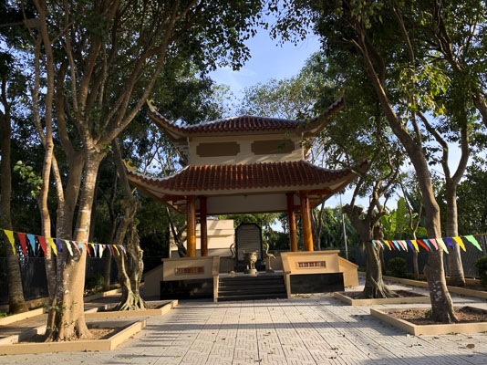 Nhà di tích lịch sử cách mạng hầm bí mật Nguyễn Thị Đẹp. Ảnh: HUYỀN TRANG