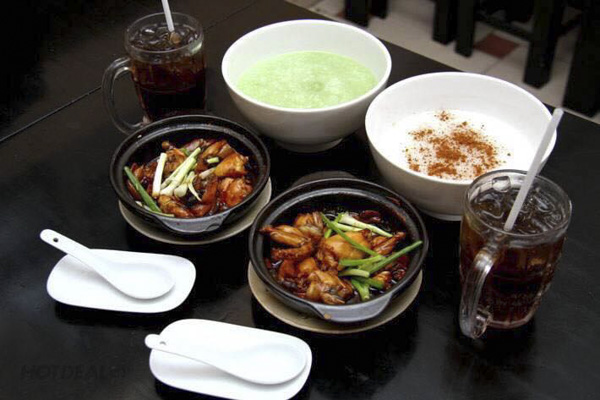 Món cháo ếch Singapore tại quán Aty (383, đường 27/4, TP. Bà Rịa).
