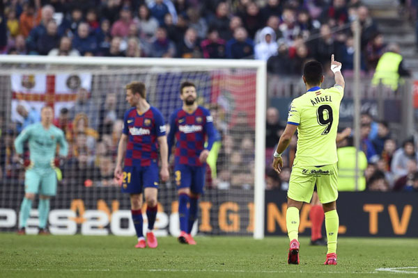 Barca có một chiến thắng chật vật trước Getafe.